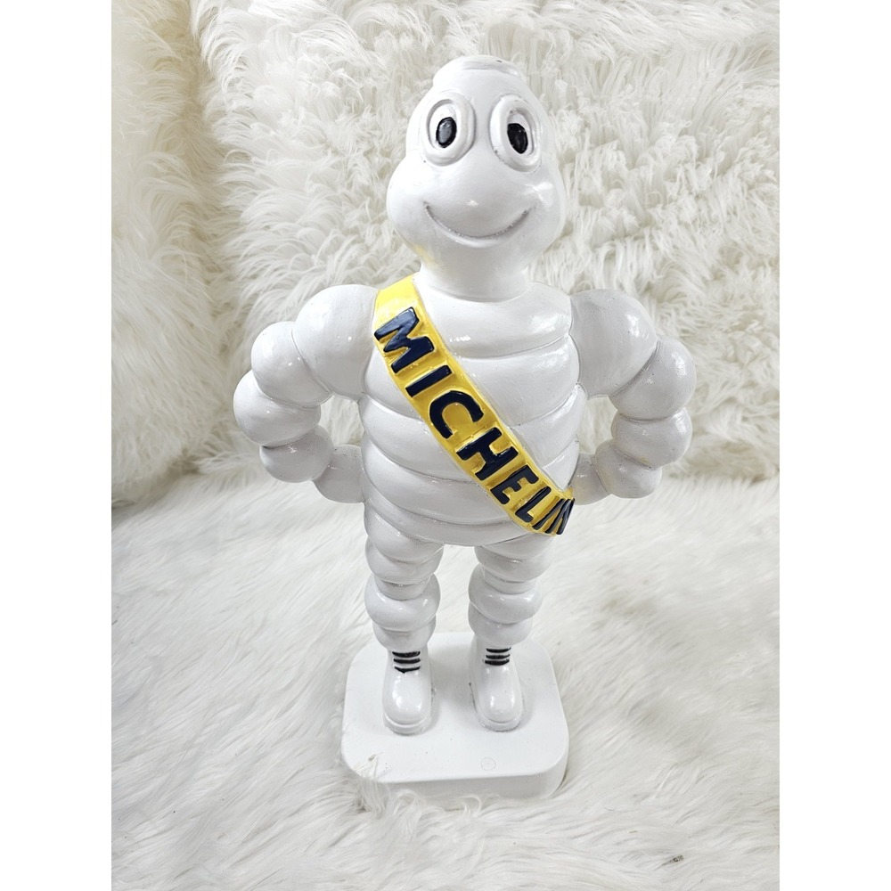 Vintage Michelin Man Fragile Table Top Statue Collectible Rare Piece Bibendum